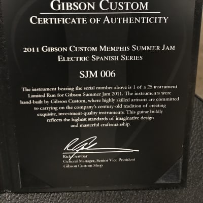 Gibson  Custom Shop ES-355 SJM 2011 Sunburst image 19