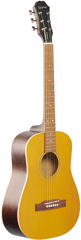 Epiphone El Nino Travel Acoustic Guitar (with Gig Bag), Natural