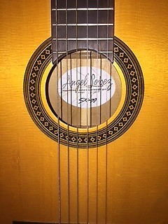 Angel Lopez Guitar Flamenco model w Solid Spruce top Flame