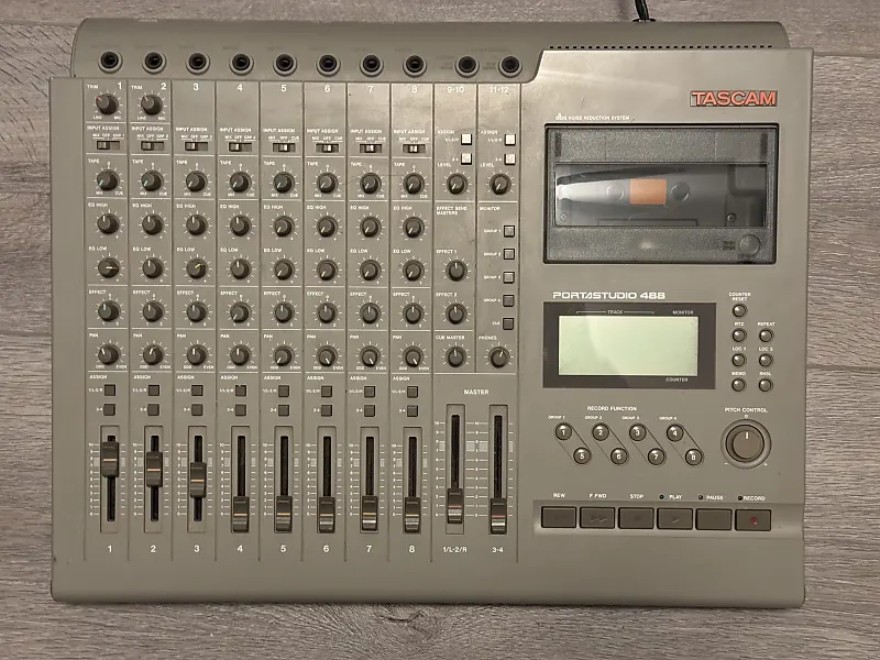 配信機器・PA機器・レコーディング機器 TASCAM PORTASTUDIO 488 Tascam Portastudio 488 mkII 8-Track Cassette/12-Ch Mixer