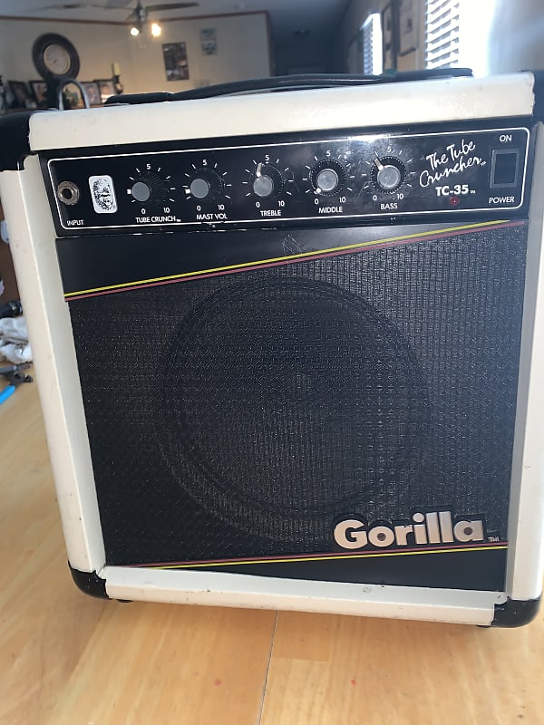 Gorilla Tc35 the tube cruncher 1987 Rare hard to find white Reverb