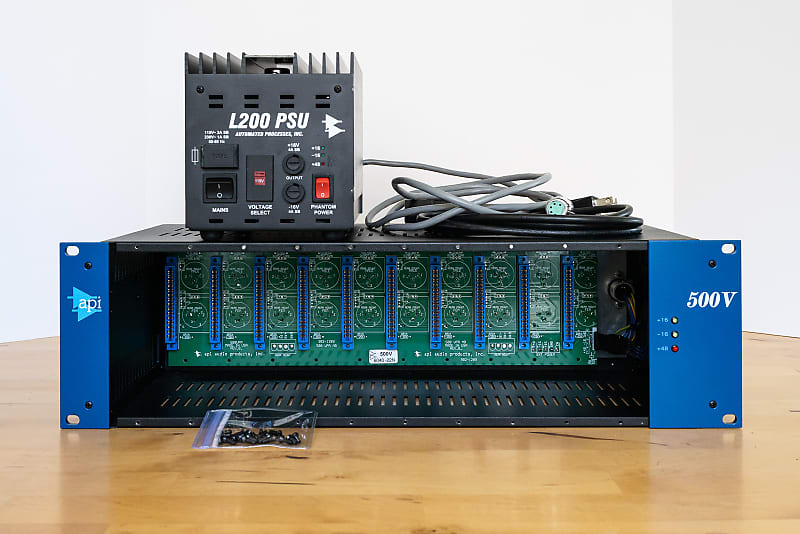 API 500VPR 10-Slot 500 Series Rack with L200 PSU image 1