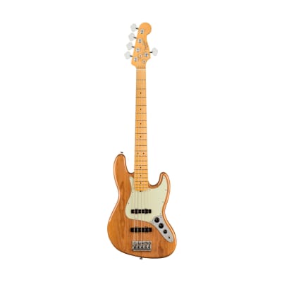 [PREORDER] Fender American Professional II 5-String Jazz Bass Electric Guitar, Maple FB, Roasted Pine for sale