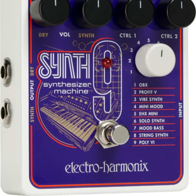 Electro-Harmonix SYNTH9 Synthesizer Machine Pedal w/ EHX Power Supply! image 2