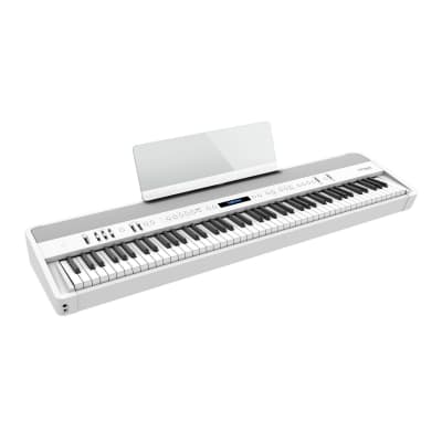 Roland FP-90X Portable Digital Piano with Mic Input and Vocal Effects (White)
