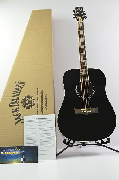 Peavey JD-AG1 Jack Daniel's Acoustic Guitar - In Box - Black