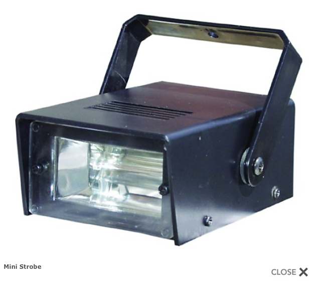 Chauvet Mini Strobe LED Adjustable Strobe Light image 1