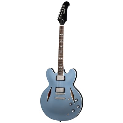 Epiphone - Dave Grohl DG-335 - Semi-Hollow Electric Guitar - Pelham Blue - w/ Epiphone Dave Grohl Hardshell image 2
