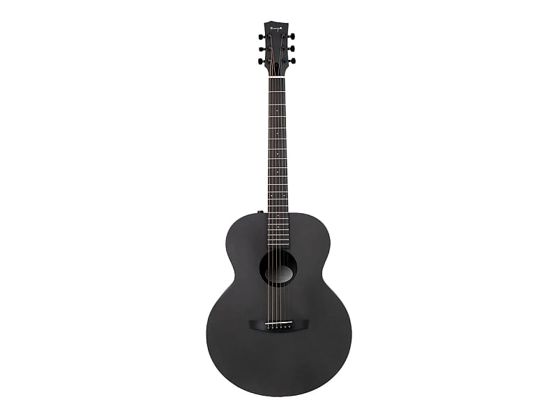 Enya EM-XOEQ Black Electro-Acoustic Guitar | Reverb
