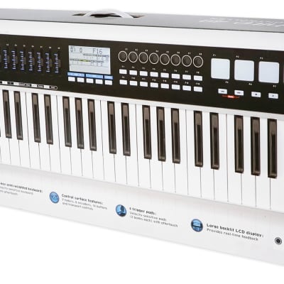 Samson Graphite 49 Key USB MIDI DJ Keyboard Controller w/ Fader/Pads + Stand image 8