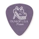 Dunlop 417R.71 Gator Grip Purple Delrex Electric Guitar Picks 0.71mm 72-Pack