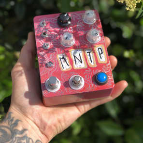 Lamp Electric MNTP OverFuzz 2018 Acid Etched Hand Painted image 1