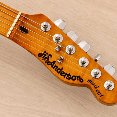 1970s H.S. Anderson Mad Cat Vintage Electric Guitar w/ Case 1970s H.S. Anderson Mad Cat Vintage Electric Guitar w/ Case