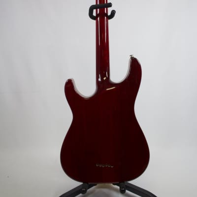 Schecter Diamond Series C/SH-1 Cherry Red Hollow-Body Electric Guitar (Used) WITH CASE image 11