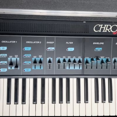 FENDER Rhodes Chroma Polaris 64-Key 6-Voice Polyphonic Analog Synthesizer 1984  RESTORED by BELLTONE with CASE