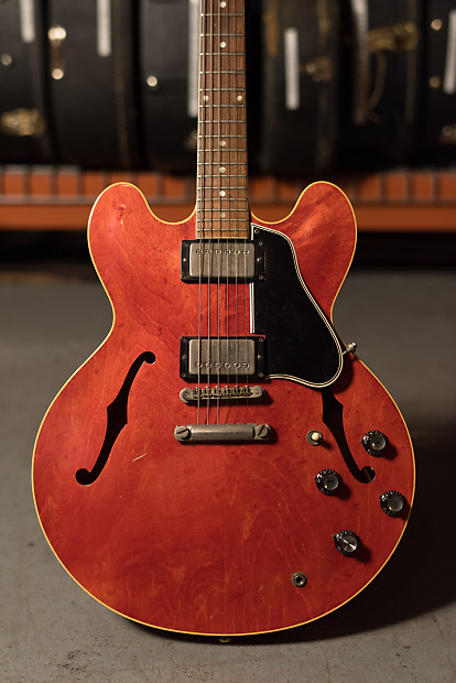 1961 Gibson Cherry ES-335TD owned by Jeff Tweedy, used on tour image 1