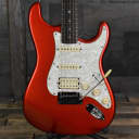 Pre-Owned Fender American Deluxe Stratocaster - Chrome Red with Hard Shell Case