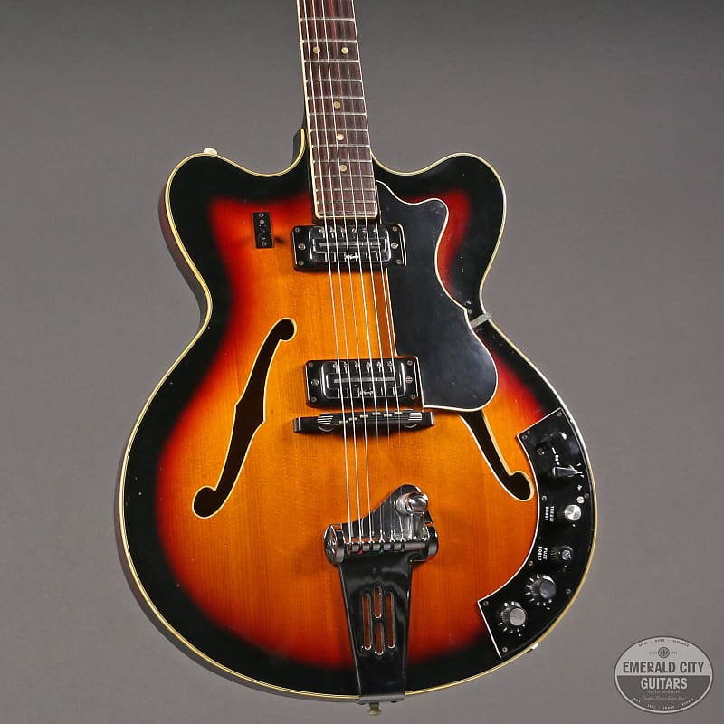 1960s Hofner 4572 WZM Dual Cutaway Archtop image 1