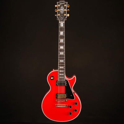 Gibson Les Paul Custom, All Ferrari Red w Gold Hardware 9lbs 12.3oz image 2