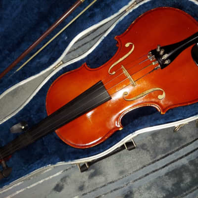 A.R. Seidel Sized 4/4 violin, Germany, 1998,  Stradivarius Copy, with Case & Bow image 8