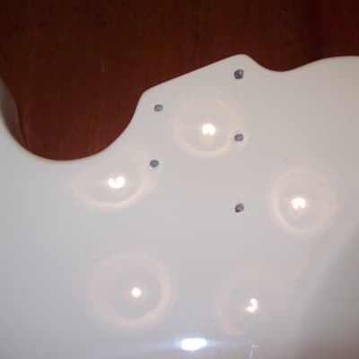 NOS LP/Tele/Strat style hybrid guitar body  Olympic White Gloss image 5