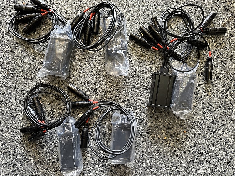 4 sets Cat 5 audio snakes xlr Reverb