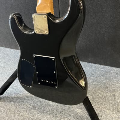 Lasido ? Parts Super Strat Guitar 1980's Made in Canada Gotoh Floyd Black image 11