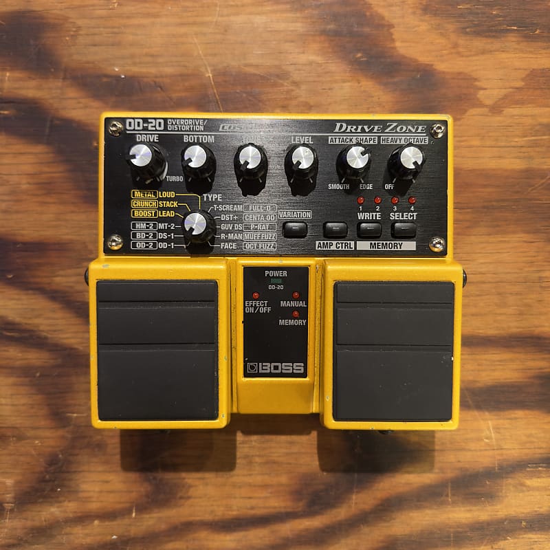 ギター BOSS OverDrive Distortion DRIVE ZONE Boss OD-20 Overdrive/Distortion | Reverb