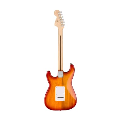 Squier Affinity Series HSS Stratocaster FMT Electric Guitar, Maple FB, Sienna Sunburst image 2