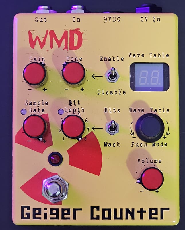 WMD Geiger Counter Digital Destruction Guitar Pedal