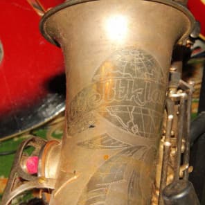 VINTAGE Alto saxophone Weltklang, for restoration 1975 image 4