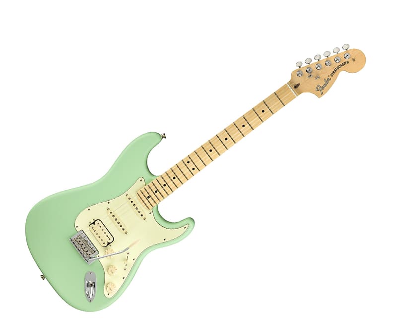 Fender American Performer Stratocaster HSS - Satin Surf Green w/ Maple FB image 1
