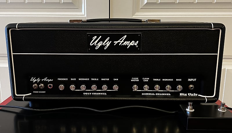 Ugly Amps Big Ugly 50 watt head 2020 - Black Tolex image 1
