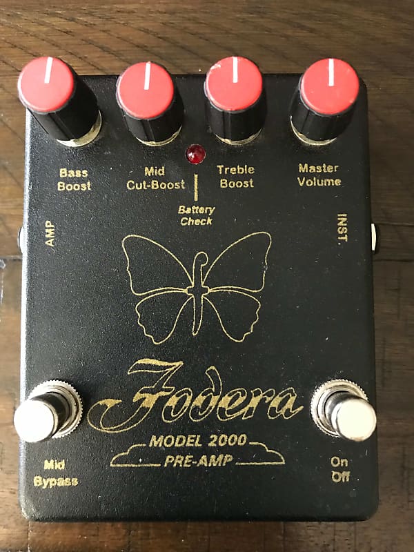 Fodera Model 2000 Bass Preamp Pedal