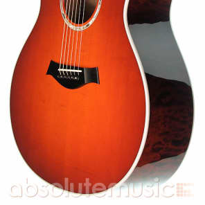 Taylor 618E Acoustic Guitar, Desert Sunburst, Big Leaf Maple Back And Sides image 6