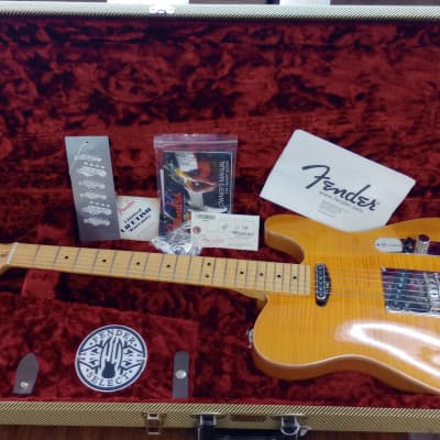 Fender Select Series Telecaster Carved Top 2012 Amber W/Original Hard Case *** FREE SHIPPING *** image 22