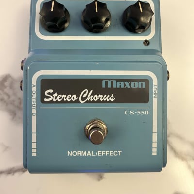 ギター maxon CS-550 USED Maxon CS-550 Stereo Chorus Made In