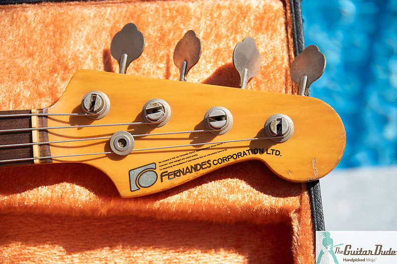 1970's-1980s Fernandes FPB Precision Bass - Violin Sunburst