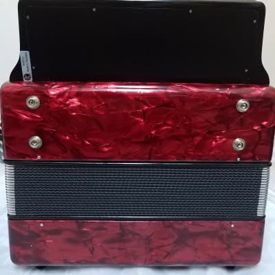 Hohner Xtreme GCF/Sol Red Crown Acordeon Accordion +Case, Bag, Strap, BackPad, DVD Authorized Dealer image 9