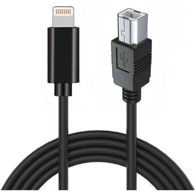 Lightning to MIDI Cable USB OTG Type B Cable for Select iPhone