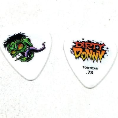 Dunlop Guitar Picks Tortex Dirty Donny Guitar Warrior .73mm 36 Pack image 2