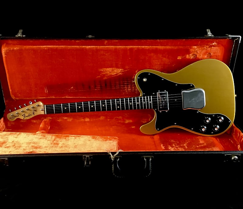 LEFTY! Vintage 1976 Fender Telecaster Custom Roasted Ash Firemist Gold Nitro Relic USA 7.2 lb! image 1