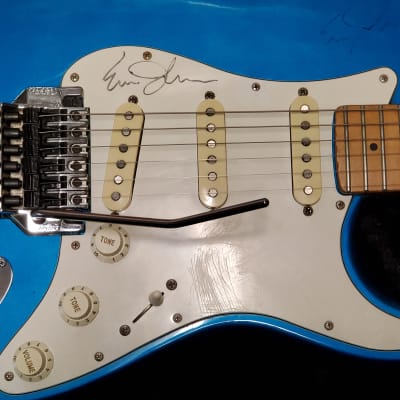 Fender Strat - Eric Johnson double signed w Floyd Rose Bridge and locking nut for sale