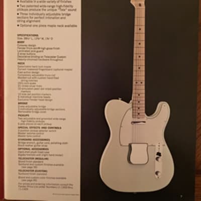 ORIGINAL Vintage 1970 Fender Fine Electric Instruments Catalog 96 pages - RARE FIND! image 5