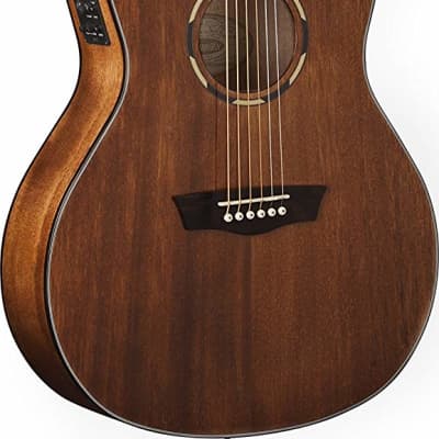 Washburn Woodline O12SE Orchestra Acoustic Electric Guitar Natural image 2