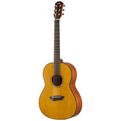 Yamaha CSF1M Parlor Acoustic-Electric Guitar (Vintage Natural) image 3