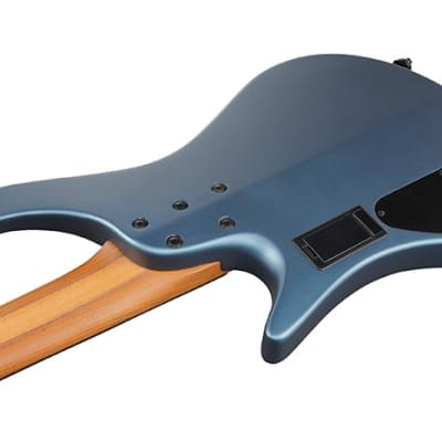 Ibanez Standard EHB1005F Fretless 5-string Bass Guitar - Arctic Ocean Matte image 6