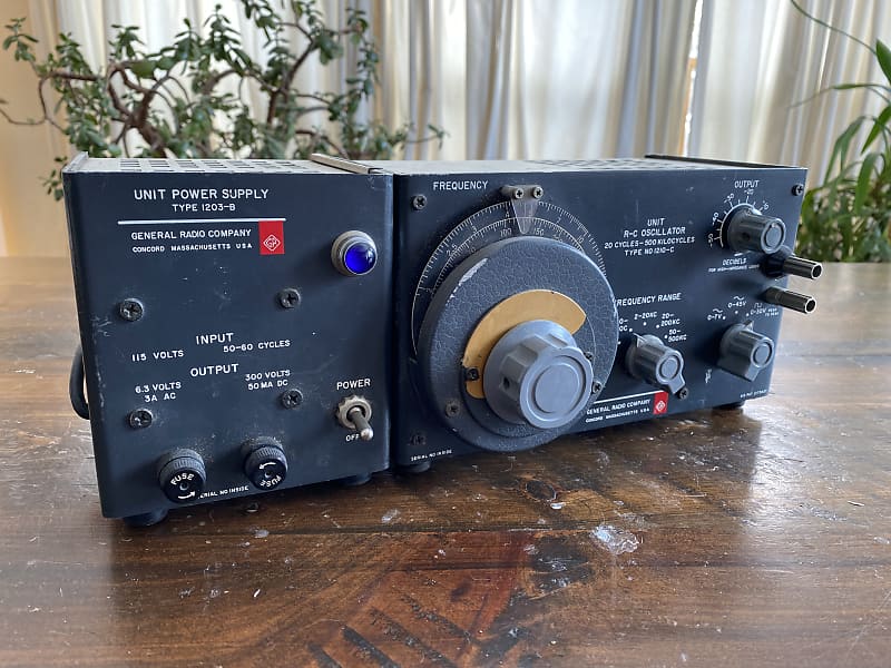 General Radio 1210C Vacuum tube audio oscillator vintage Reverb