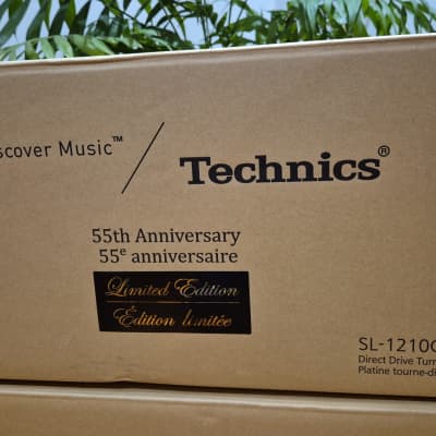 Technics 1210 GAE Limited Edition 55th Anniversary Black Edition NEW UNOPENED 2020 - Black image 2
