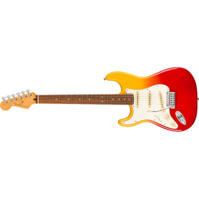 Fender Player Plus Stratocaster, Maple Neck, Tequila Sunrise, Left Handed image 2